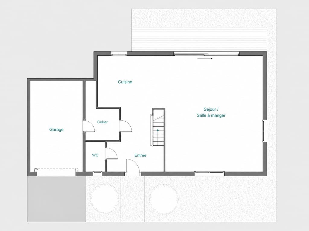 Plan 2D de la maison